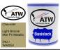 Preview: Chevrolet, Light Bronze Mist Pri Metallic, 54U / WA859J: 1L Lackdose, von ATW Autoteile West.